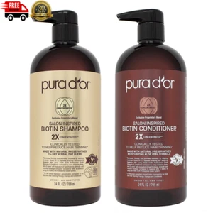 Pura D'Or Salon Inspired Biotin Shampoo & Conditioner Set, For All Hair Types... - Picture 1 of 5