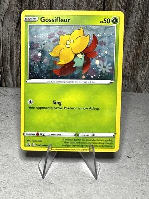 Gossifleur SWSH010 SWSH: Sword & Shield Black Star Promo Card Cosmo Holo - Image 1 of 4