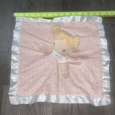 Douglas Bebé Niña Lovey Manta de Seguridad Rosa Peluche Princesa Muñeca Estrellas Foto 1 de 4