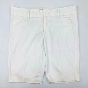 Pantalones Cortos Informales Banana Republic Para Mujer Blancos Bermudas Frente Plano Talla 4 - Imagen 1 de 8