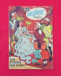 MOSAIK Digedag Nr. 65 Als Kuriere der Zarin Hannes Hegen 1962 GUT