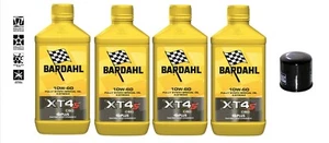 BARDAHL XT4-S C60 10W60 OLIO MOTO SINTETICO RACING + FILTRO OLIO HF204 - Imagen 1 de 1