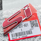 GENUINE OEM Red Si Emblem For Honda civic 2Dr 4Dr Trunk Rear Badge Sticker Decal Honda Ridgeline