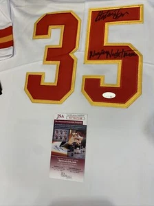 Christian Okoye K.C. Chiefs Signed/Autographed White Football Jersey JSA COA,New - Picture 1 of 10