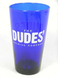 Bicchiere da birra pinta 6" BLU COBALTO -- The DUDES' Brewing Co -- Los Angeles, CA - Foto 1 di 5