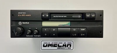 VW Polo Golf Passat T4 Beta 3 Beta-3 Autoradio MC Radio Kassette 357035152 B - Bild 1 von 4
