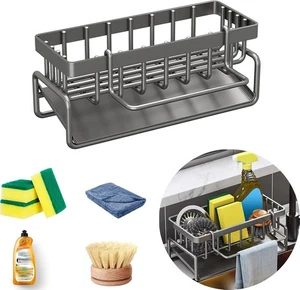 2 Tier Dish Drying Rack for Kitchen Counter,Dish Rack with Draining Tray,Anti Ru - Picture 1 of 7