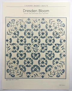 Patrón de edredón Dresden Bloom piezas y apliques: varios edredones de cesta Edyta Sitar - Imagen 1 de 2