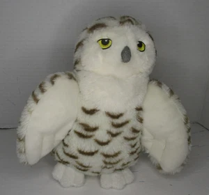 Aurora Eco Nation Snowy Owl Plush 8" Tall Stuffed Animal Toy - Picture 1 of 6
