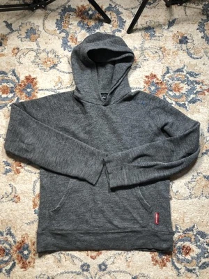 Abercrombie & Fitch Hoodie Mens Medium Gray Wool Blend Pullover Hooded Sweater - Image 1 of 4
