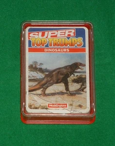 TOP TRUMPS Vintage Card Game Prehistoric DINOSAURS Waddingtons - Imagen 1 de 2