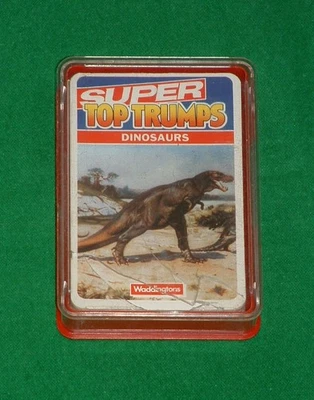 TOP TRUMPS Vintage Card Game Prehistoric DINOSAURS Waddingtons - Image 1 of 2