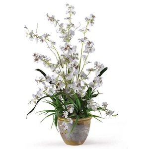 26 in. Artificial Dancing Lady Silk Orchid Flower Arrangement - Picture 1 of 4