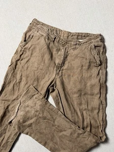 Pantalones BKE Para Hombre 33x32 Marrón Lino Chino Pierna Recta Relajados Informales - Imagen 1 de 12