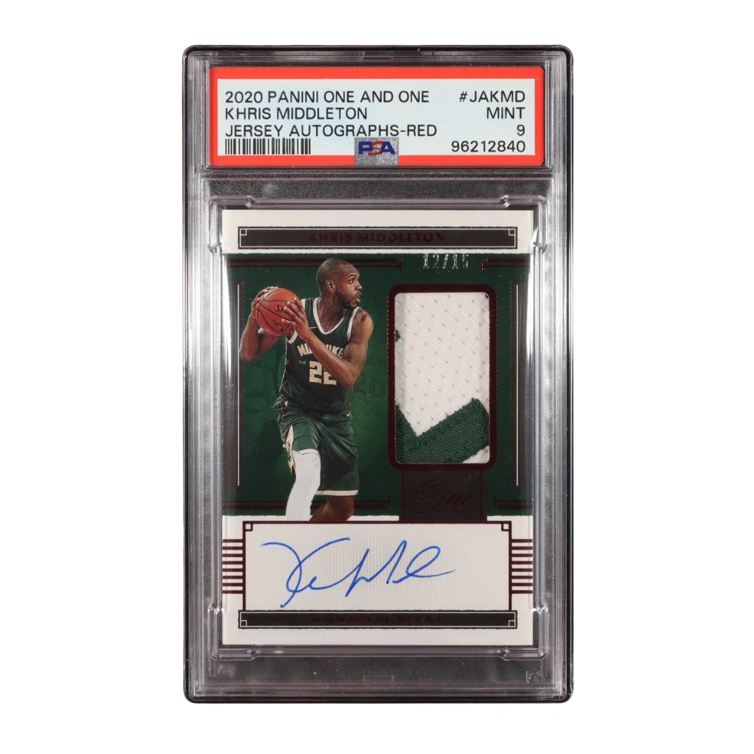 Khris Middleton Basketball Autographed Sports Trading Cards