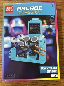 NEW, BLOCK TECH ARCADE CLASSICS - RHYTHM GAME - Building Block Set 99 Pieces - Picture 1 of 2