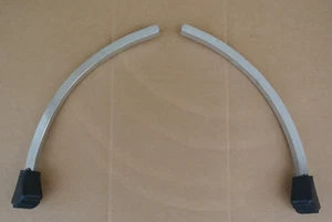 1/2" THICK ARC BASS DRUM SPURS for YOUR 70's/80's LUDWIG BASS DRUM and SET! L64 - Picture 1 of 12