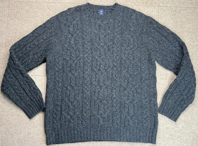 Gap Vintage Men's Long Sleeve Cable Knit Sweater Made In Hong Kong Size XXXL - Image 1 of 4
