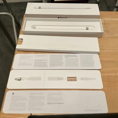 Apple Pencil 1st Generation Bluetooth Stylus White MKOC22M/A MODEL A1603. - Image 1 of 4