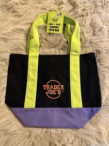 NEU TRADER JOE'S HALLOWEEN MINI CANVAS BEUTELTASCHE - SCHWARZ/ORANGE VERSANDFERTIG! - Bild 1 von 1