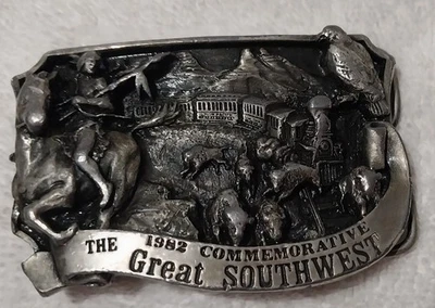 1982 The Great Southwest Limited Ed. Commemorative Belt Buckle 2299 Of 5000 - Image 1 of 2