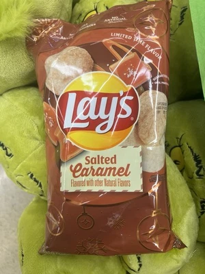 LAY'S LIMITED TIME FLAVOR SALTED CARAMEL - 7 3/4 OZ. BAG - Image 1 of 2