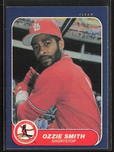 1986 Fleer #46 Ozzie Smith - Picture 1 of 2