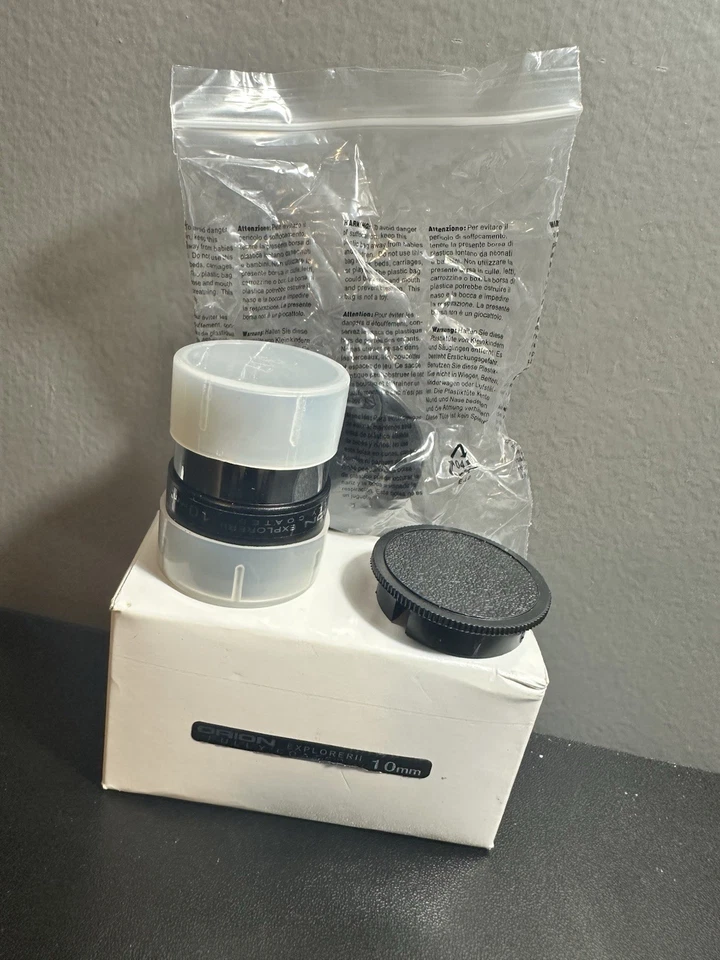 Ocular telescopio Orion Explorer II 10 mm OEM 1,25 pulgadas completamente recubierto Foto 1 de 4