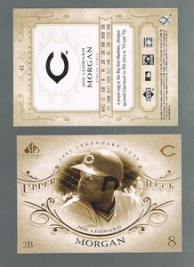 2005 Upper Deck UD SP Legendary Cuts JOE MORGAN #41 Reds HOF Legend - Picture 1 of 1