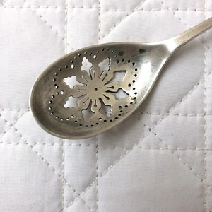 Tiffany & Company Antique CLINTON Pattern Sterling Silver Spoon Perforated - Picture 1 of 7