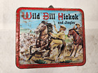 Boîte à lunch vintage 1955 Wild Bill Hickok and Jingles en métal sans thermos