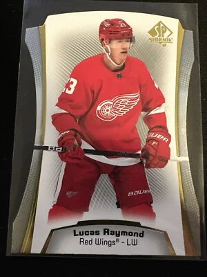 2021-22 UD - SP Authentic - Die-Cuts Lucas Raymond DC-2 - Image 1 of 2