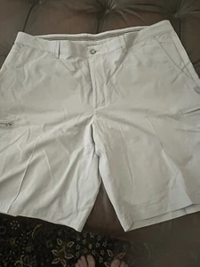 greg norman men's golf shorts 42 Grey - Picture 1 of 4