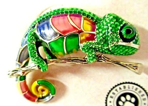 PET FRIENDS "SCHMUCK-CHAMÄLEONBROSCHE" (SCHMUCK FÜR HAUSTIERELTERN) *NEU MIT ETIKETT* - Bild 1 von 6