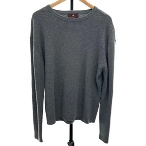 Toscano Men's Merino Wool Blend Pull Over Crewneck Ribbed Sweater Sz XL - Picture 1 of 9
