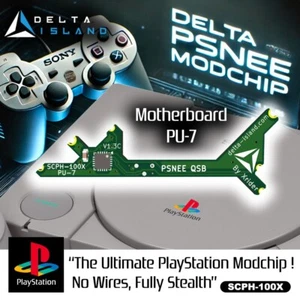 PS1 Modchip Puce - PU-7 - SCPH-1000 - Import and backup region free - Bild 1 von 5