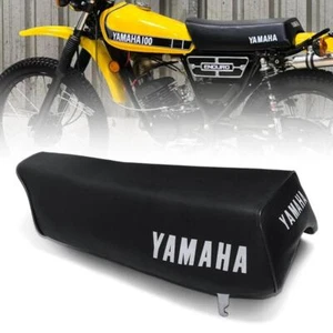 FIT YAMAHA ENDURO DT100 MX100 1977-1983 SEAT COVER SADDLE ASSY IRON BASE BLACK - Picture 1 of 12