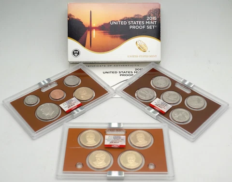 2015 S US Mint Proof Set NGC - 1st Day of Issue - GEM PROOF Cover