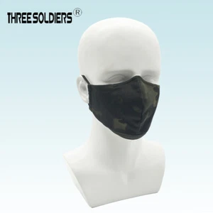 Outdoor Camo Face Mask Adjustable Washable Breathable Reusable for Women Men US - Picture 1 of 14