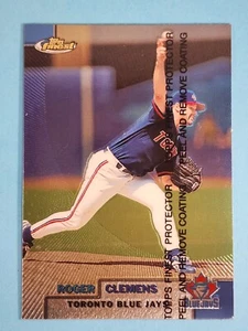 Topps Finest Roger Clemens Toronto Blue Jays 1999 #80 - Imagen 1 de 2