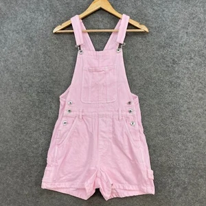 Cotton On Womens Overall Playsuit Denim Size 6 Pink Sleeveless Pockets 47418 - Picture 1 of 10