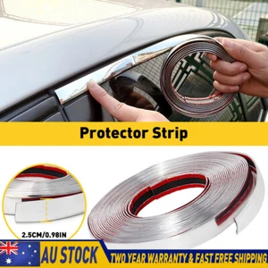Auto Chrome Automotive Car Styling Moulding Tuning Trim Strip Self Adhesive Tape - Picture 1 of 11