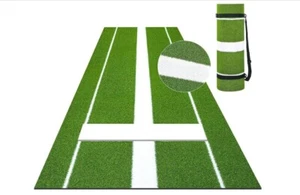 10'x3' Softball Pitching Rubber Mat Indoor Outdoor Mound Training Aid - Picture 1 of 3