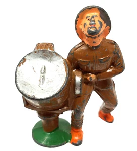 DE 1930 MANOIL BARCLAY 3" METAL FUNDIDO JUGUETE SOLDADO REFLECTOR ANTIAÉREO Nº 47 - Imagen 1 de 9