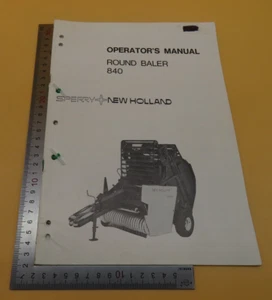 Sperry New Holland Rundballenpresse 840 Bedienungsanleitung Taschenbuch - Bild 1 von 15