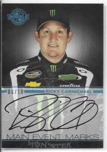 2011 Wheels Main Event RICKY CARMICHAEL AUTOGRAPH AUTO 6/10 - Picture 1 of 1