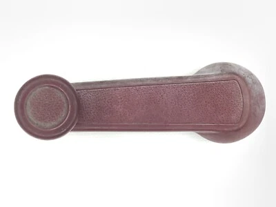 Honda Acura Handle Manual Crank Door Window Glass Moving Inside Knob Red OEM - Image 1 of 4