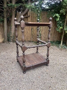 Antique Vintage Turned Carved Wooden Church Chapel Altar Pulpit Stand Feature - Picture 1 of 19