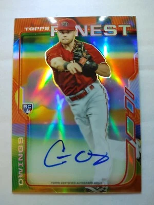 2014 Topps Finest Arizona Diamondbacks rookie Chris Owings autograph - Image 1 of 2