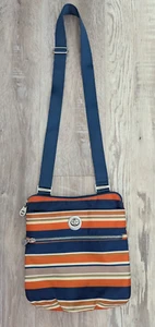 Baggallini Blue Orange Green Crossbody Shoulder Bag Adjustable Strap - Bild 1 von 12